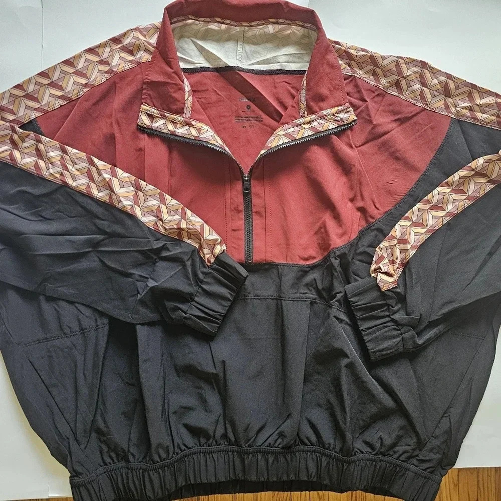 HurleyJuniors' City Block Colorblocked Quarter-Zip Jacket - Picture 2 of 5